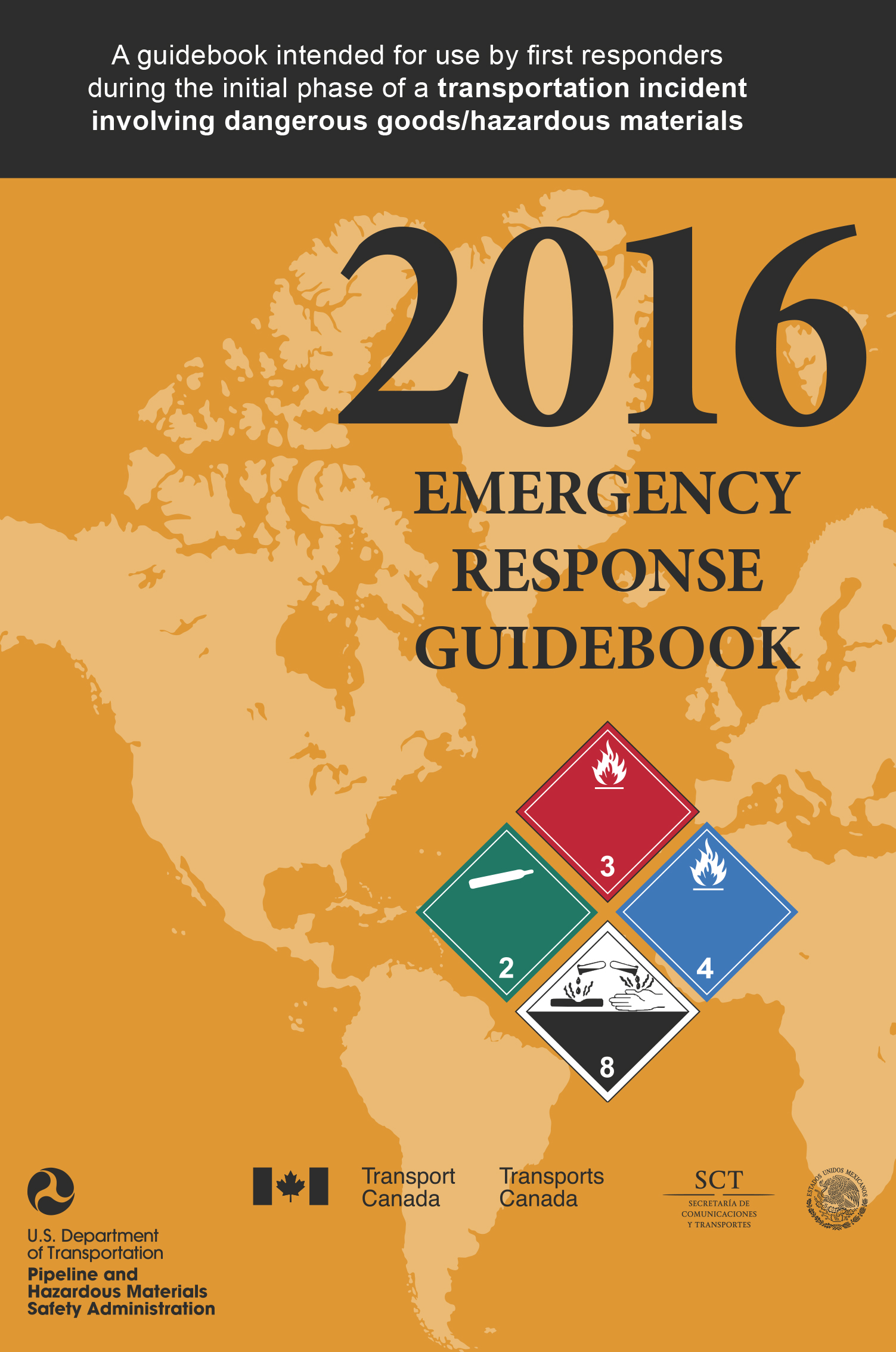 Emergency Response Guide, 2016 edition.