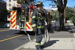 A great option for an extended stretch is five or six lengths of 1¾-inch hose connected to a bed of 2½-inch line with a “bell-style” reducer. A great option for an extended stretch is five or six lengths of 1¾-inch hose connected to a bed of 2½-inch line with a “bell-style” reducer.