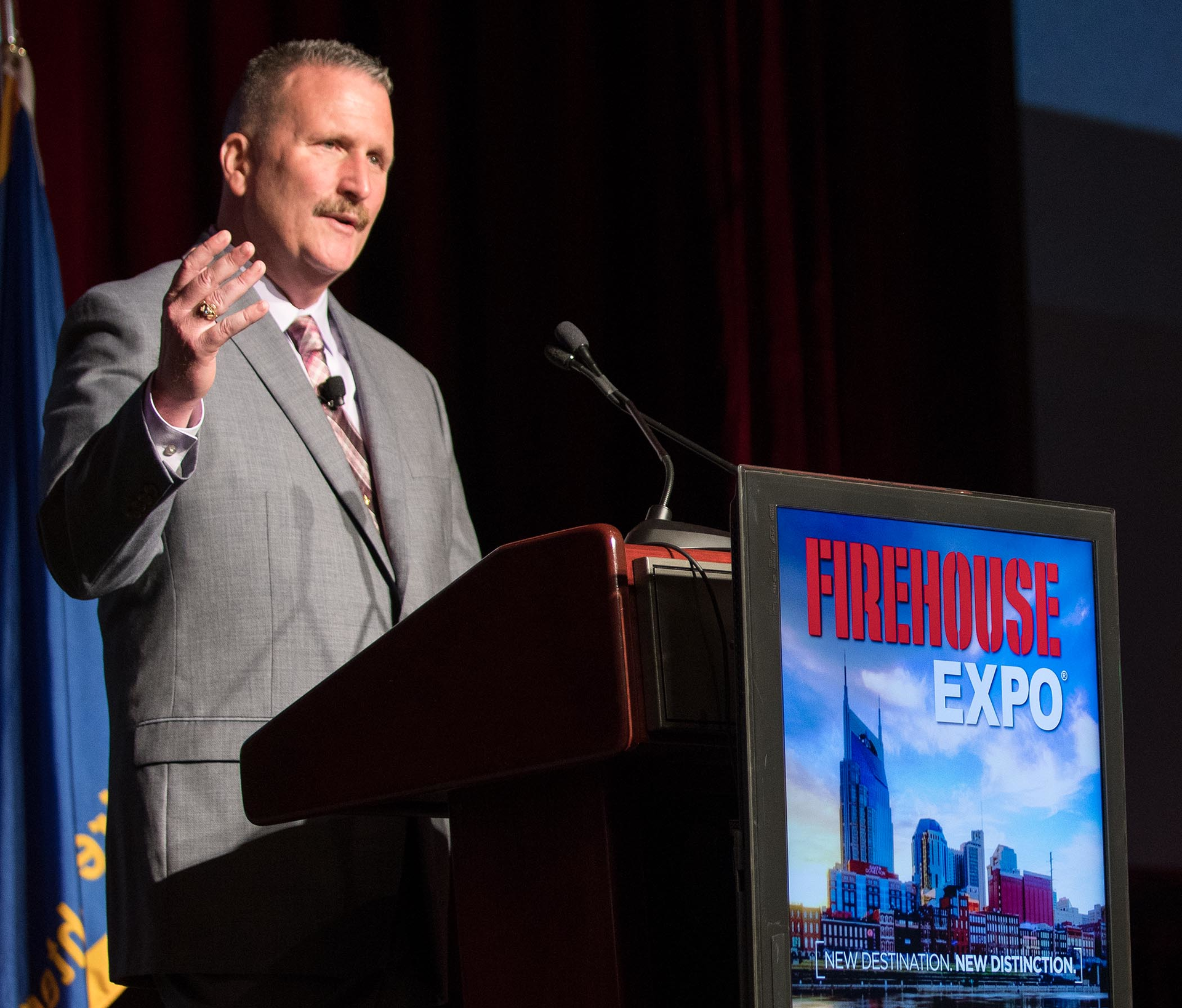 Boston Fire Commissioner Joseph Finn spoke about picking up the pieces of the fire department.