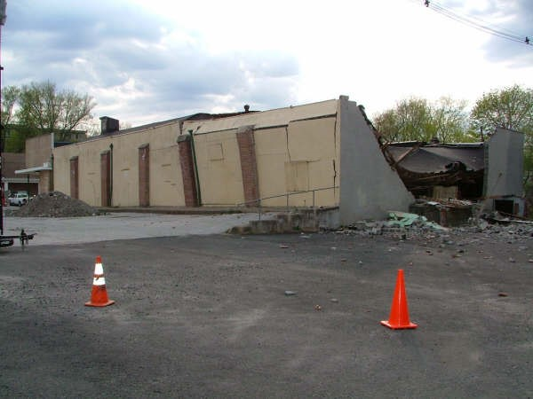 Photo 1. The collapse scene is full of potential hazards for even the most experienced rescue teams.