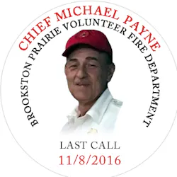Brookston Prairie Township, IN, Fire Department Chief Michael Payne Brookston Prairie Township, IN, Fire Department Chief Michael Payne
