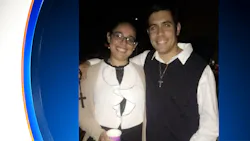 Leonardo Moreno (right) was overcome during his attempts to rescue three workers from a manhole Monday. Leonardo Moreno (right) was overcome during his attempts to rescue three workers from a manhole Monday.