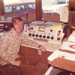 My dad, Gary Griffin, working at WBER in Charleston, SC, in 1974. My dad, Gary Griffin, working at WBER in Charleston, SC, in 1974.