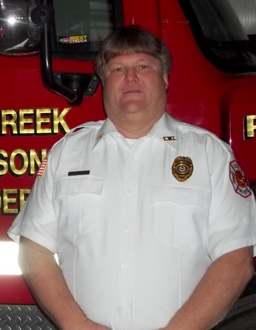 Cove Creek/Pearson VFD Fire Chief Doug Deckard.