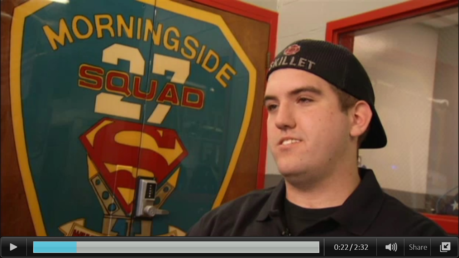 Morningside volunteer firefighter Kevin Swain speaks to WNBC Washington.