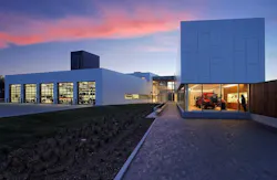 Cibinel Architects included a rain screen with two walls that allows water in while the ventilation process forces it out at this fire station in Brandon, Manitoba. Cibinel Architects included a rain screen with two walls that allows water in while the ventilation process forces it out at this fire station in Brandon, Manitoba.