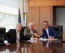 From left to right, Peter Darley, Larry Akins, and Paul Darley at the closing on June 6, 2017 From left to right, Peter Darley, Larry Akins, and Paul Darley at the closing on June 6, 2017