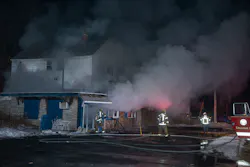 The Oxford Fire Department, along with several mutual-aid departments, responded to the scene of a fire in a mixed-use building with a hair-styling business on the first level and apartments above. The Oxford Fire Department, along with several mutual-aid departments, responded to the scene of a fire in a mixed-use building with a hair-styling business on the first level and apartments above.