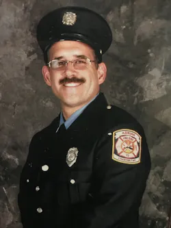 Adrian Township Fire Department firefighter Allen Howard. Adrian Township Fire Department firefighter Allen Howard.