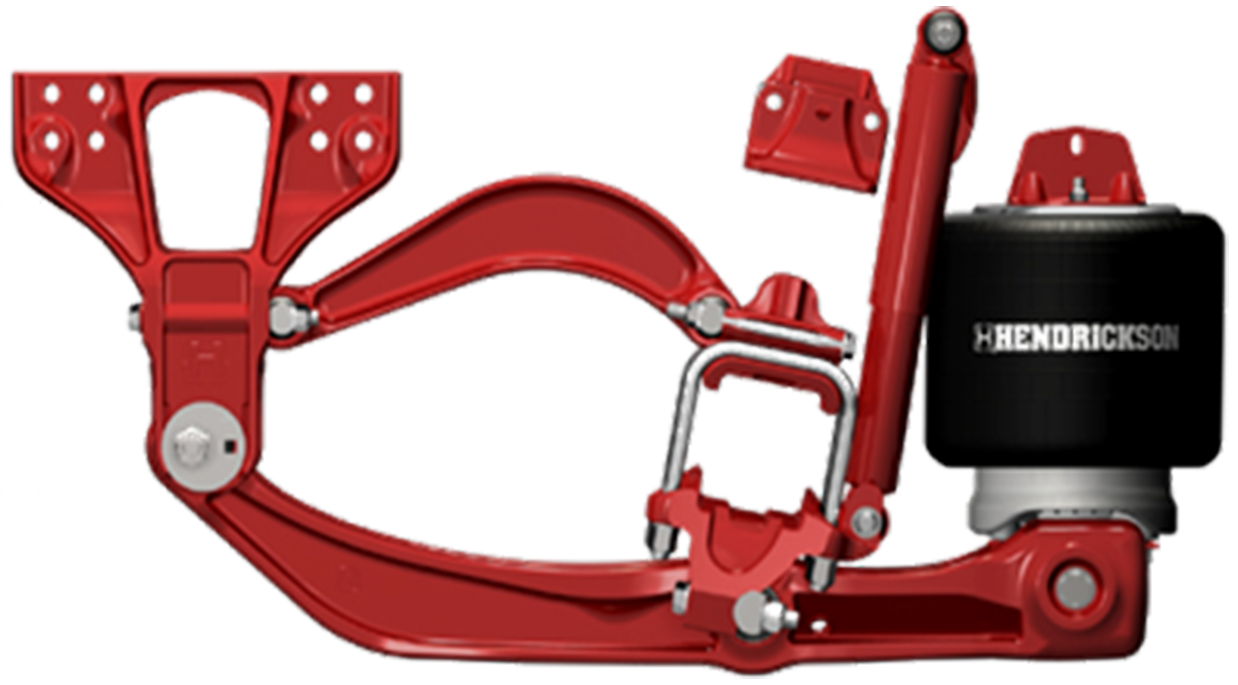 Hendrickson has developed a Firemaxx air ride suspension for fire apparatus.