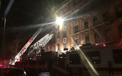 FDNY crews operate during a four-alarm fire at a Bronx apartment building that killed twelve people on Thursday night. FDNY crews operate during a four-alarm fire at a Bronx apartment building that killed twelve people on Thursday night.