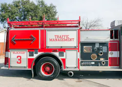 All equipment was stripped from the apparatus, except for flares, cones and absorbent material. All equipment was stripped from the apparatus, except for flares, cones and absorbent material.