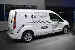 This 2018 Ford Transit AV van is also designed to deliver materials. Experimental AV research vehicles are typically well identified, but once in mass-production, such exterior markings may not be readily apparent to first-arriving responders. This 2018 Ford Transit AV van is also designed to deliver materials. Experimental AV research vehicles are typically well identified, but once in mass-production, such exterior markings may not be readily apparent to first-arriving responders.