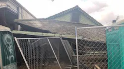 The scene of a structural collapse in New Orleans on Monday, March 26, 2018, that injured three workers and a neighboring resident. The scene of a structural collapse in New Orleans on Monday, March 26, 2018, that injured three workers and a neighboring resident.