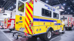 BME Fire built this 10-person wildland crew carrier for the Ventura County, CA, Fire Department. The vehicle features Signtronics intercom systems, pivot and reclining seats, tubular body construction and features a custom-built BME console. BME Fire built this 10-person wildland crew carrier for the Ventura County, CA, Fire Department. The vehicle features Signtronics intercom systems, pivot and reclining seats, tubular body construction and features a custom-built BME console.