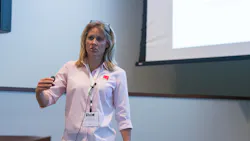 Jennifer Bettiol discussed how NFPA standards 1500, 1710, 1720 and 1851 are critical to the layout and construction of new fire stations to improve firefighter safety and health conditions. Jennifer Bettiol discussed how NFPA standards 1500, 1710, 1720 and 1851 are critical to the layout and construction of new fire stations to improve firefighter safety and health conditions.