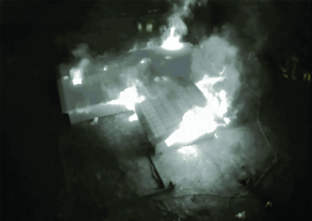 Drones allow crews to fly a thermal imager over large commercial fires, hazardous material spills or brush fires to assess the dangerous areas.