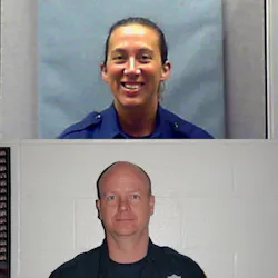 Akron firefighters Deann Eller, top, and Arthur Dean were placed on paid administrative leave on Monday, June 18, 2018, for making a pornographic video in a city firehouse. Akron firefighters Deann Eller, top, and Arthur Dean were placed on paid administrative leave on Monday, June 18, 2018, for making a pornographic video in a city firehouse.