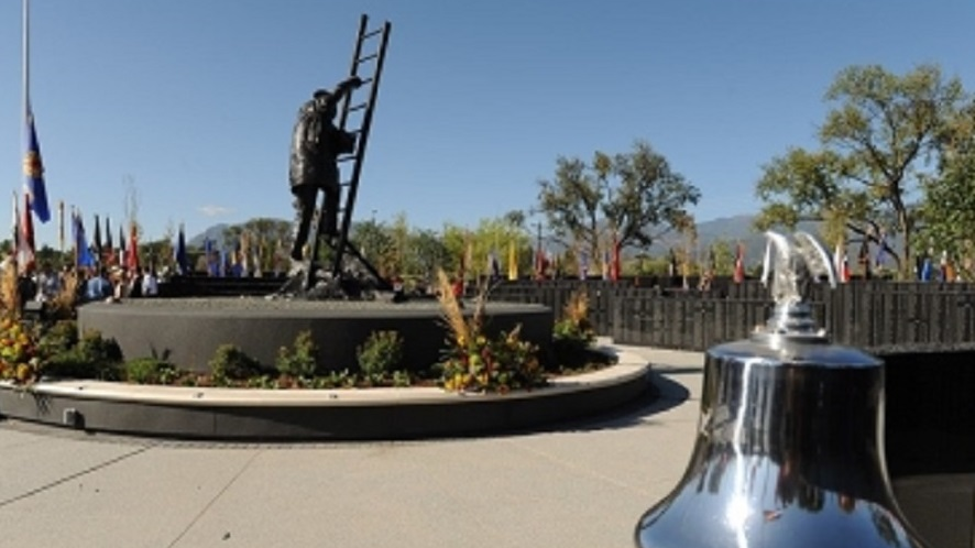 The IAFF Fallen Fire Fighter Memorial in Colorado Springs, CO.