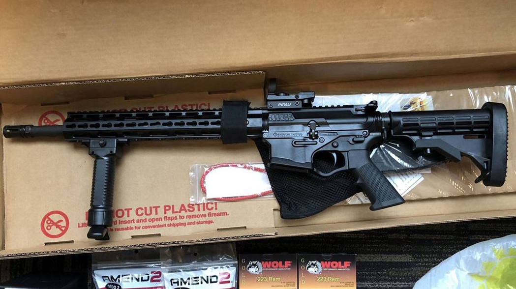Prosecutors say Kansas City, MO, fire Capt. James Samuels sold this AR-15 .223-caliber rifle and ammunition to a confidential informant he believed was a convicted felon.
