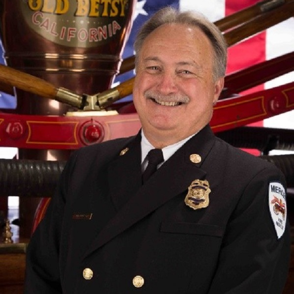Former Merced, CA, Fire Chief Michael Wilkinson.