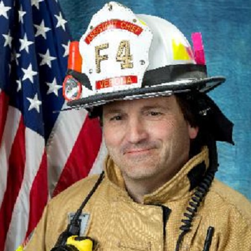 Wind Lake Fire Chief Don Catenacci, who is also a part-time assistant chief in Verona.