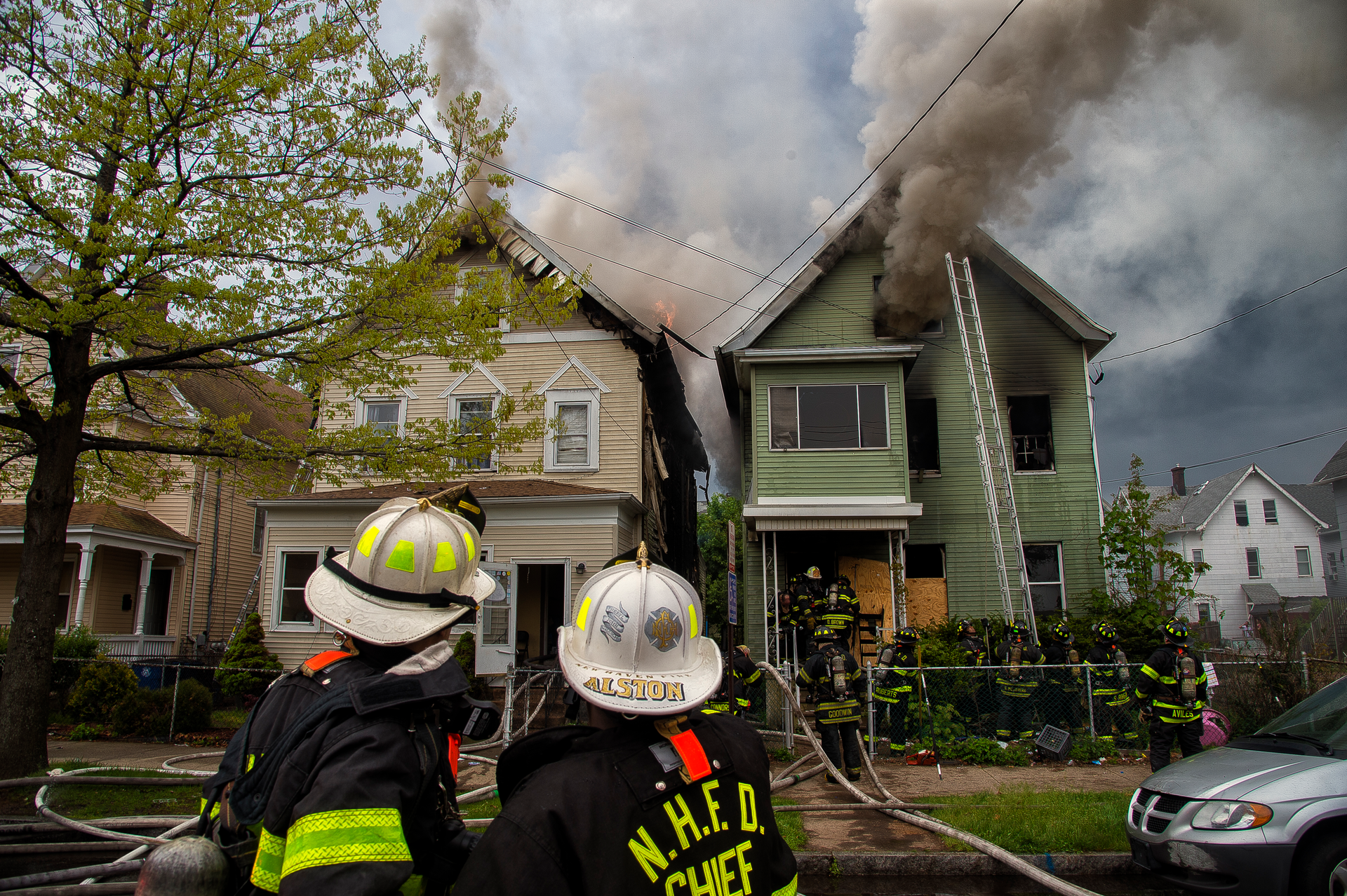 The IC should be removed from the incident, as far as practical but close enough to sense the scene and consider the need for their aide to act as a runner if needed.