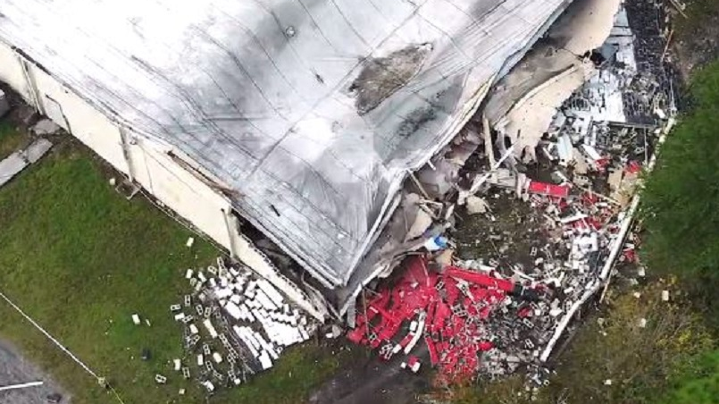 Collapsed Roof 5c06ea645a9a5