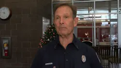 Albuquerque, NM, fire Lt. Ron Herrera during a ceremony marking his 45th year in fire service on Monday, Dec. 17, 2018. Albuquerque, NM, fire Lt. Ron Herrera during a ceremony marking his 45th year in fire service on Monday, Dec. 17, 2018.