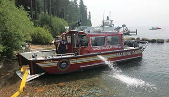 This Lake Assault Boats fire and rescue craft now on duty with the Tahoe Douglas Fire Protection District (TDFPD) in Lake Tahoe, Nevada, was named one of WorkBoat magazine&rsquo;s &ldquo;10 Significant Boats of 2018&rdquo; at the International WorkBoat Show in New Orleans, Louisiana.