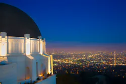 Griffith Observatory sits above Los Angeles. Griffith Observatory sits above Los Angeles.