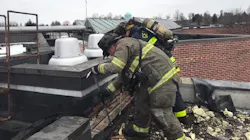 A small fire broke out at WellSpan Gettysburg Hospital on Thursday after a contractor struck fiberboard while drilling into a wall in a basement utility room. A small fire broke out at WellSpan Gettysburg Hospital on Thursday after a contractor struck fiberboard while drilling into a wall in a basement utility room.