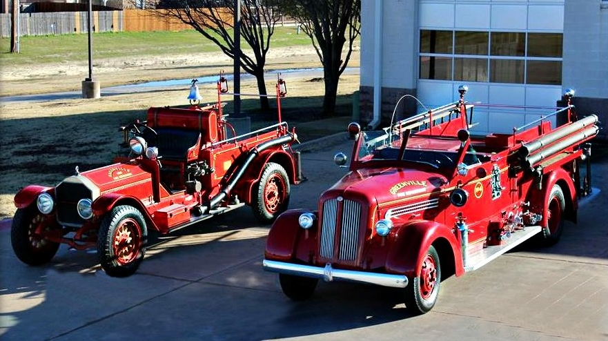 Greenville Fire-Rescue is collecting donations to pay for repairs on its1916 America La France apparatus and to buy back its 1948 Seagraves Pumper.