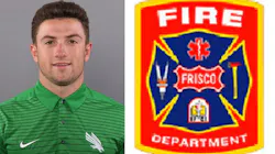 North Texas University wide receiver Keegan Brewer is leaving the school to join the Frisco Fire Department. North Texas University wide receiver Keegan Brewer is leaving the school to join the Frisco Fire Department.
