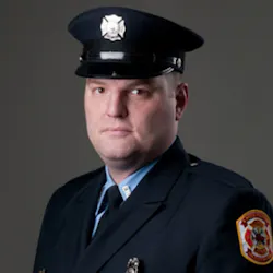 Clinton fire Lt. Eric Hosette. Clinton fire Lt. Eric Hosette.