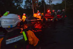 South Florida Urban Search and Rescue, Florida Task Force 2, conducts reconnaissance missions in Bucksport, SC, following Hurricane Florence. South Florida Urban Search and Rescue, Florida Task Force 2, conducts reconnaissance missions in Bucksport, SC, following Hurricane Florence.