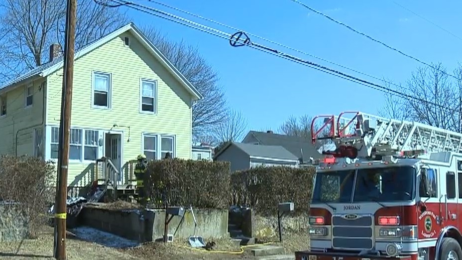 A Waterford, CT, firefighter was hurt after he fell through the floor while battling a basement fire Thursday.
