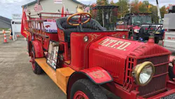 Old Town, ME, Fire Rescue's 1917 Garford apparatus will soon find a home in a replica of a 19th century fire station. Old Town, ME, Fire Rescue's 1917 Garford apparatus will soon find a home in a replica of a 19th century fire station.
