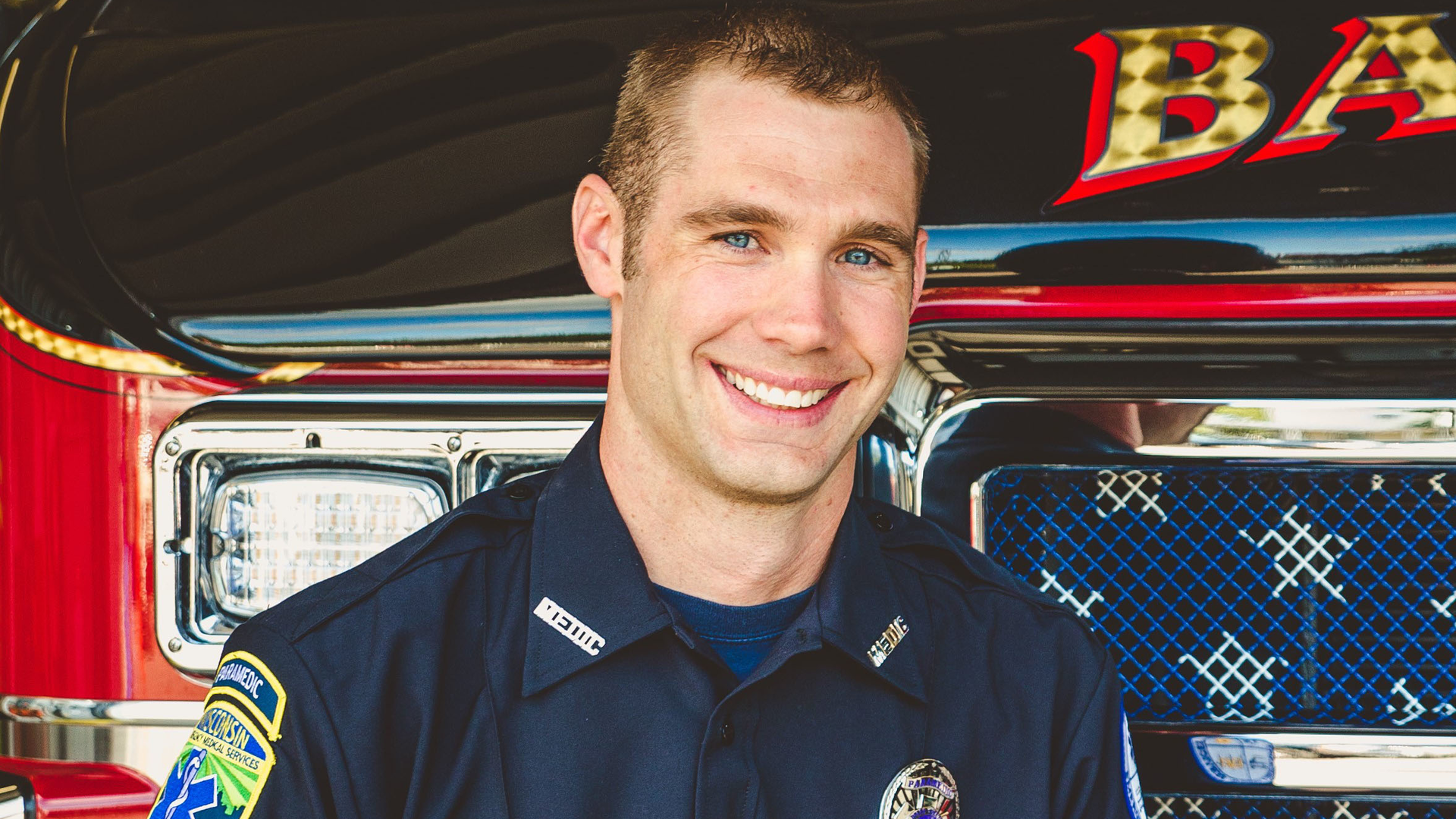 Baraboo, WI, Fire Capt. Tyler Greenwood.