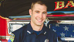 Baraboo, WI, Fire Capt. Tyler Greenwood. Baraboo, WI, Fire Capt. Tyler Greenwood.