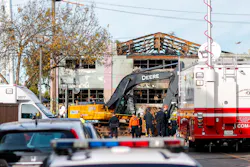 The scene at the 'Ghost Ship' warehouse on Tuesday, Dec. 6, 2016. The scene at the 'Ghost Ship' warehouse on Tuesday, Dec. 6, 2016.