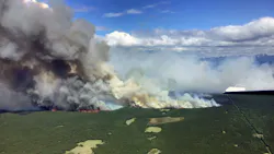 Firefighters are taking precautions to make sure Alaska's Swan Lake wildfire doesn't spread to homes and infrastructure. Firefighters are taking precautions to make sure Alaska's Swan Lake wildfire doesn't spread to homes and infrastructure.