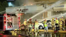 Several firefighters were injured in a gas explosion that leveled a Penn Hills, PA, shopping center Monday. Several firefighters were injured in a gas explosion that leveled a Penn Hills, PA, shopping center Monday.