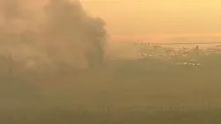 Australian firefighters are battling more than 90 brush fires in vast areas of New South Wales and Queensland. Australian firefighters are battling more than 90 brush fires in vast areas of New South Wales and Queensland.