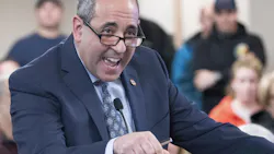 Rhode Island State Association of Fire Fighters President Joseph A. Andriole addresses the Middletown Town Council Monday. Rhode Island State Association of Fire Fighters President Joseph A. Andriole addresses the Middletown Town Council Monday.