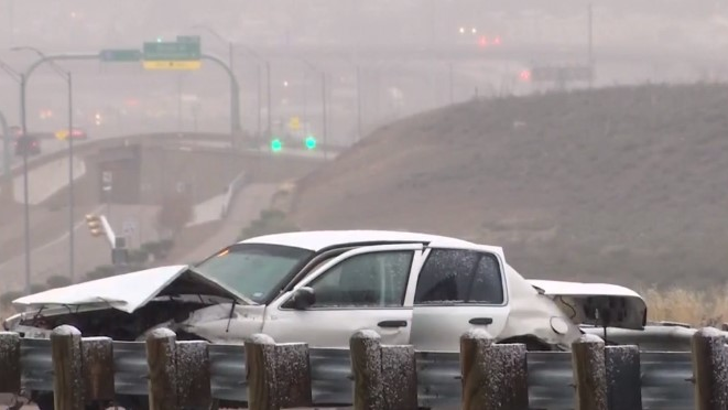 An El Paso, TX, firefighter was injured after being struck in a hit-and-run accident Wednesday while working at the scene of a previous crash.