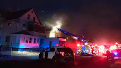 A Springfield, MA, firefighter was injured battling a blaze at a vacant house Wednesday. A Springfield, MA, firefighter was injured battling a blaze at a vacant house Wednesday.