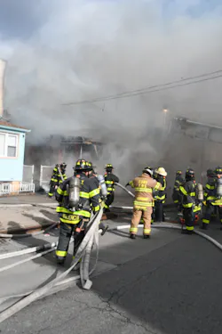 Upon arrival, it’s critical that officers ensure that enough hoseline is deployed, so the fire can be confined and extinguished quickly. Upon arrival, it’s critical that officers ensure that enough hoseline is deployed, so the fire can be confined and extinguished quickly.