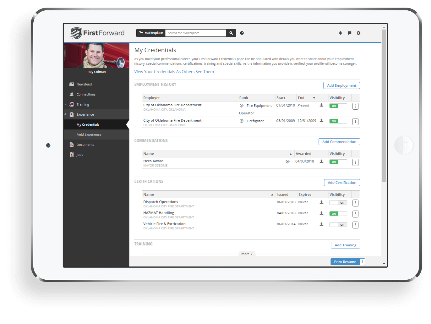 Police Training Record 5e5d6705bce6b