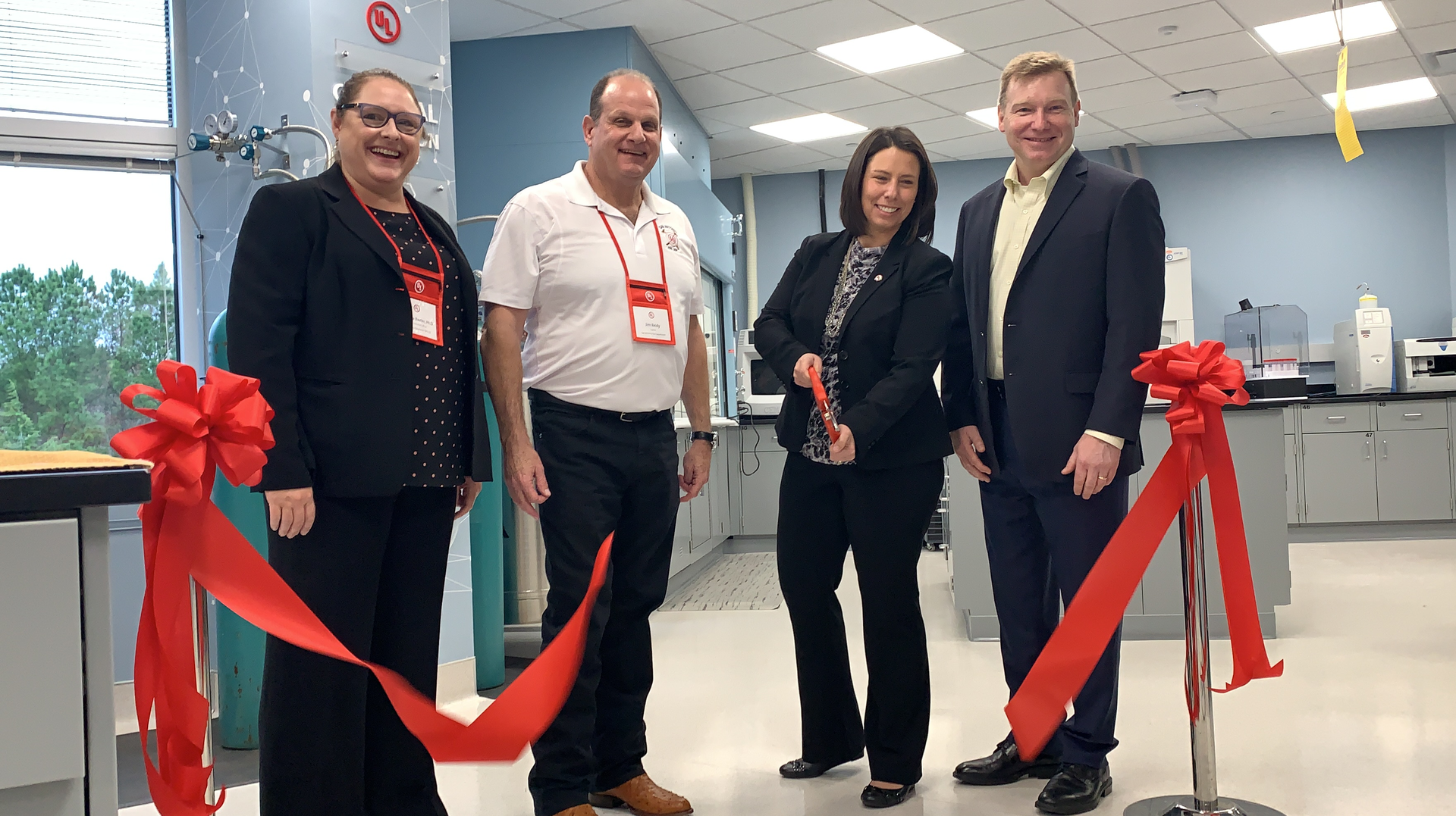 Grand Opening Ribbon Cutting At Ul Chemical And Biological Protection Laboratory 5e85fa89ebe1f
